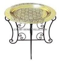 Table basse marocaine de conception standard Table d'appoint marocaine de coin de mariage et de maison décorative de qualité supérieure à bas prix