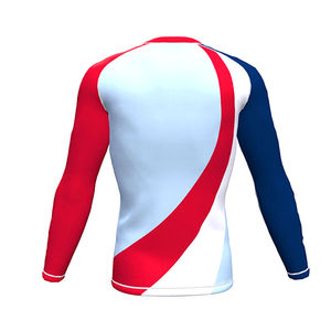 New Wholesale Custom Logo Rashguards for Men and Long Sleeve Compression Full Sleeve Shirt <b>BJJ</b> <b>Rash</b> <b>Guard</b> - Product Image 4