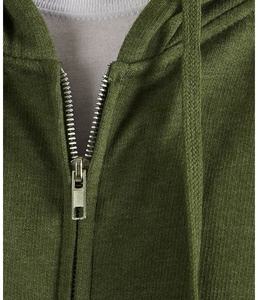 Veste Pull Zip Visage Intégral pour Hommes Vente en Gros Anti-rétrécissement Anti-rides Logo Personnalisé Couleur Unie Manteau Commercial Tricoté Solide - Product Image 3