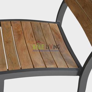 La chaise de patio Catalina la plus vendue avec un design minimaliste en bois massif durable - Product Image 5