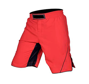 Pantalones Cortos de Jiu Jitsu MMA con Logotipo Personalizado Negro, 100% Poliéster, Transpirables y de Secado Rápido - Product Image 6