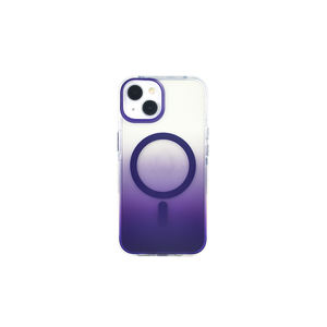 Coque de téléphone portable JoieCreatif en silicone transparent dégradé violet givré compatible M-Safe pour iPhone 14 et 7 Plus - Product Image 1