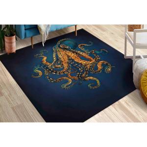 Alfombra de Pulpo: Alfombra de Lujo con Estampado Animal, Alfombra de Pasillo, Alfombra Suave No Tejida - Product Image 1