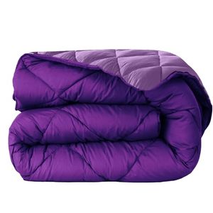<span class=keywords><strong>Couette</strong></span> bicolore 400 g/m² en microfibre de <span class=keywords><strong>polyester</strong></span>, réversible, garnissage en fibres creuses siliconées, 100 % respirante, matelassage toutes saisons - Product Image 1