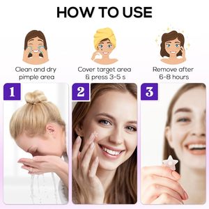Melhor Adesivo Hidrocolóide para Acne Cobertura Duradoura Uso Diurno Adesivo Invisível para Tratamento de Espinhas - Product Image 6