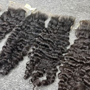 ผมต่อจากมนุษย์แท้100% สำหรับผู้หญิงเวียดนามมีฐานเป็นวิกผมยาวสีดำหยิกสไตล์พม่าแบบไม่ใช้กาว - Product Image 2