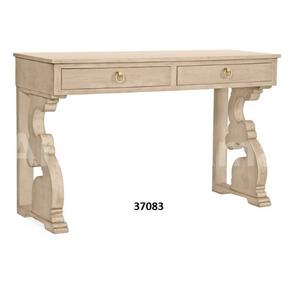 Ensemble de 2 tables gigognes rectangulaires modernes en métal noir massif décoratives pour la maison, le salon et le bureau. - Product Image 4