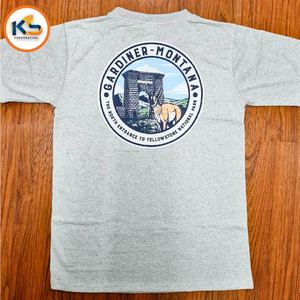 T-shirts pour hommes durables en gros |   T-shirts en coton 100% à manches courtes en tricot respirant, impression personnalisée sur écran, logo lavable - Product Image 3