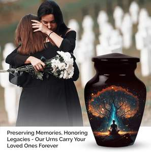 Urn for Human <b>Ashes</b> Adult Men Urns for Cremation <b>Keepsakes</b> Funeral Supplies Male & Female Burial Custom Size Urn - Product Image 4