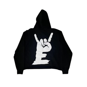 Sweat à capuche homme respirant chaud pull en tricot anti-rides anti-rétrécissement caractéristiques avant imprimé motif lettre hiver - Product Image 4
