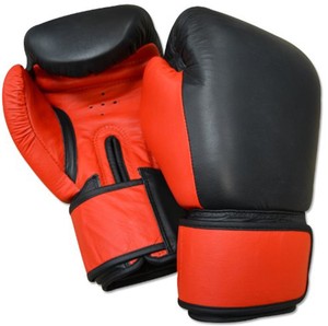 Gants d'arts martiaux de boxe en cuir véritable de haute qualité avec design de logo personnalisé de 10oz à 16oz avec emballage de couleurs personnalisées pour l'entraînement - Product Image 1