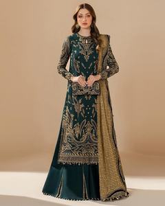 ชุดเดรสปากีสถานแบบใหม่มาแรงจาก WS นานาชาติไม่ขายดี1052สวยมาก - Product Image 6