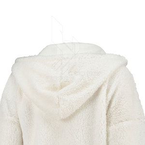 Recién llegado, sudaderas con capucha de calidad superior, ropa de invierno informal con patrón sólido, conjunto corto cómodo con cuello con capucha - Product Image 3