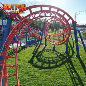 Fábrica de China Suministra Directamente Atracciones de Parque de Diversiones, Montañ<span class=keywords><strong>a</strong></span> Rusa de Cinco Anillos Pequeñ<span class=keywords><strong>a</strong></span> en Venta - Product Image 3