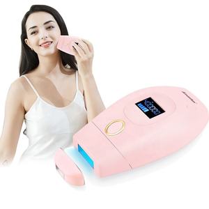 Appareil d'épilation IPL portable, indolore, pour usage domestique, avec manuel d'utilisation en anglais - Product Image 1