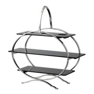 <b>Top</b> Selling Design With 3 Layer Hanging Crystals Style Unique Fancy Modern Cake <b>Stand</b> Customized logo Print - Product Image 5