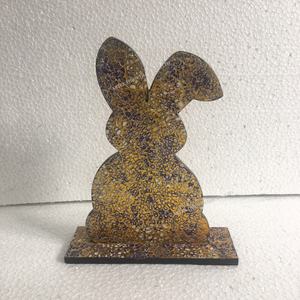 Figurita de conejo de pascua con incrustación hecha a mano, decoración de Pascua para madre de perla, 2023 - Product Image 4