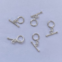 Fermoirs à bascule ronds en argent sterling 925, mini-breloques de créateur, accessoires pour colliers, création de bijoux en ligne en Inde