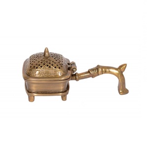 Quemador de Incienso de Latón de Diseño Elegante con Atractivo Mango de Latón, Quemador de Incienso de Incienso Hecho a Mano para Decoración del Hogar y Hoteles - Product Image 4