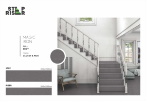 Gvt-Baldosas escalonadas mate, antideslizantes e inteligentes, antideslizantes, de 30x120cm, 20x120cm - Product Image 5