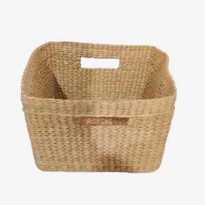 Modern Seagrass Woven Handbags Female Beach Tote Grass Rattan Straw Weaving Women Hand Bags Storage <b>Basket</b> for Picnic - Product Image 2