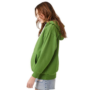 Impression de logo personnalisée femmes coupe décontractée sweats à capuche surdimensionnés pulls à capuche chauds à manches longues sweats à capuche zippés personnalisés impression bouffante - Product Image 2