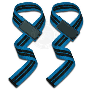 Top des tendances Logo personnalisé Gym Fitness Power Lifting Workout Strap OEM Bande d'exercice en coton personnalisée pour les poignées de musculation - Product Image 2