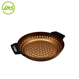 Panier de plateau de barbecue rond en acier au carbone - Product Image 2