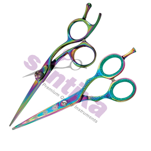 กรรไกรร้านทำผมเคลือบพลาสม่าทำจากเหล็กสแตนเลสคุณภาพระดับพรีเมียม - Product Image 6
