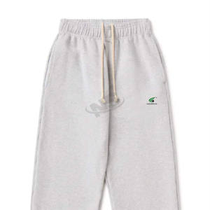 Venta al por mayor casual polar Jogger hombres pantalones acampanados pantalones de chándal cintura elástica personalizado francés Terry apilado Flare Joggers OEM - Product Image 4