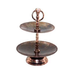 Unique Design Star Shape Metal Iron <b>3</b> <b>Tier</b> <b>Cake</b> <b>Stand</b> Gold Plating Serving Tray Tabletop <b>Cake</b> <b>Stand</b> Tray for Restaurants - Product Image 2