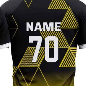 Jersey de cricket estampado de alta calidad, uniforme de equipo de secado rápido ligero transpirable ecológico para hombres, personalizable SIALKOT STRIDE - Product Image 5