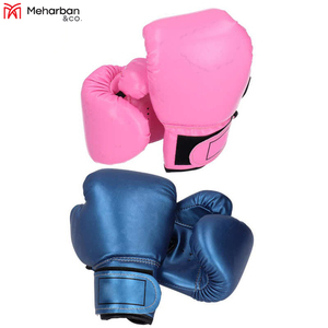 ถุงมือชกมวยสำหรับผู้ชายทำจากหนังทำตามสั่งผลิตในปากีสถาน - Product Image 5