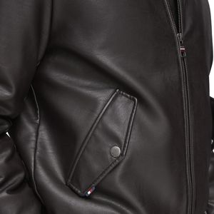 Veste de moto en cuir personnalisable pour unisexe imperméable et coupe-vent Service OEM Couleurs et logos personnalisés Vente en gros - Product Image 6