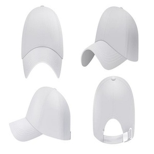 Casquette de baseball structurée à bord incurvé à 5 panneaux personnalisée 100% coton chapeau de sport réglable à la mode casquette OEM en denim et toile - Product Image 6