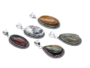 สร้อยคอแฟชั่นของผู้หญิงแบบวินเทจใหม่5ชิ้นจี้อัญมณีทองเหลืองธีมคริสเตียนร้อนแรงอีเบย์กำลังมาแรง PP 36 - Product Image 3