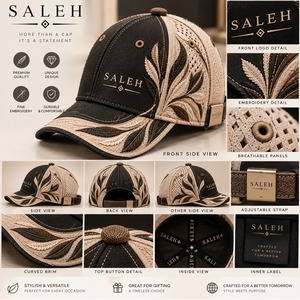 Custom Men's Personalized <b>Wedding</b> Groom Caps Embroidered Street Breathable Waterproof Adjustable Formal Ceremony Headwear - Product Image 5