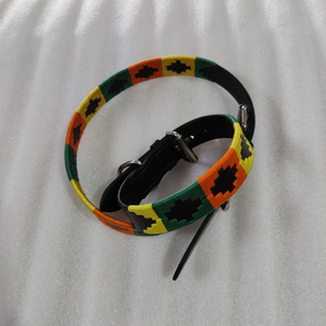 เข็มขัดโปโลเข็มขัดหนังเย็บด้วยมือดีไซน์ใหม่ - Product Image 2