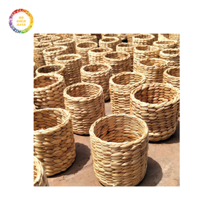 Cesta y bandeja de jacinto de agua al por mayor para almacenamiento en el comedor con calidad duradera y bajo costo - Product Image 3