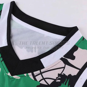 Uniforme de basketball respirant à coupe moderne avec coutures durables et finition soignée pour l'été - Product Image 2