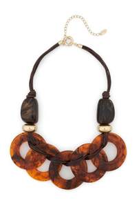 VITRINA Nueva llegada Buffalo Ox Cuerno Collar Pulido Animal Estilo Hueso Joyería Diseño Natural Cuentas Mujeres Niñas Boda - Product Image 6