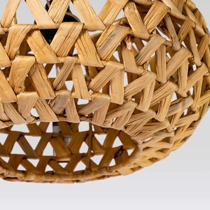 Pantalla de agua de Jacinto Vintage grande hecha a mano, diseño de paja tejida con estilo rústico, iluminación minimalista para el hogar, venta al por mayor - Product Image 2