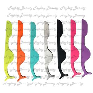 Pince à faux cils en acier inoxydable de marque privée Applicateur de cils Logo personnalisé et applicateur de cils de couleur - Product Image 5