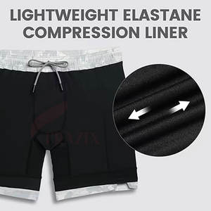 Flexible Lightweight Shorts Men Double <b>Layer</b> Performance Shorts Gym Training Shorts Men Double <b>Layer</b> Gym Shorts - Product Image 4