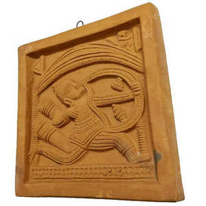 Artisanat Mukherjee, Arjun, décoration d'intérieur traditionnelle de luxe, décoration murale en terre cuite, objet d'art, artisanat abstrait, salon, Diwali - Product Image 5