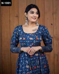 Nueva colección de vestidos étnicos indios Anarkali, Georgette simple con estampado digital para festivales de boda, ropa India pakistaní - Product Image 3