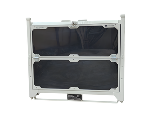 ถังเก็บเหล็กแบบพับได้กรงโลหะเคลือบผงวางซ้อนกันได้สำหรับใช้ในอุตสาหกรรมหรือเครื่องมือจัดเก็บ - Product Image 2