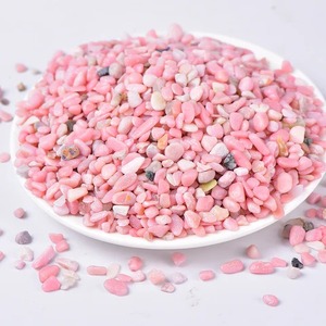 ชิปพลอยโอปอลสีชมพูทันสมัยใหม่ล่าสุดแบบไม่มีการเจาะรูปนักเก็ตคริสตัลดิบจำนวนมากสำหรับการทำเครื่องประดับแบบ DIY และของขวัญ - Product Image 1