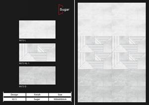 Azulejos de pared de cocina esmaltados digitales de cerámica de la mejor calidad Azulejo de decoración de interiores 3D Azulejo de pared de cerámica 300x600 - Product Image 5