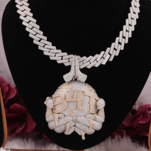 B4T personnalisé en forme de Moissanite diamant Hip Hop pendentif chaîne 925 en argent Sterling personnalisé plus tard pendentif Hip Hop chaîne - Product Image 1